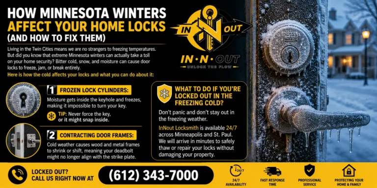 How Minnesota Winters Affect Your Home Locks (And How to Fix Them)